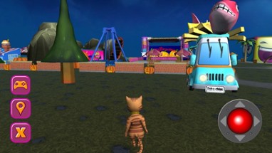 Halloween Cat Theme Park 3D Image