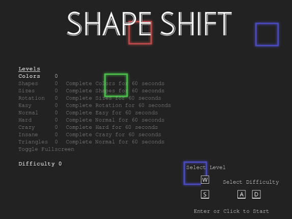 Shape Shift Game Cover