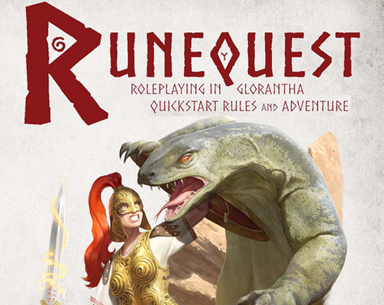 RuneQuest: Roleplaying in Glorantha Quickstart Rules Game Cover