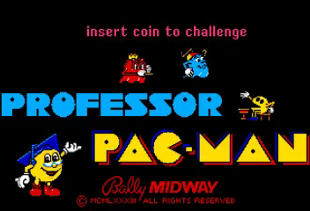 Professor Pac-Man Game Cover