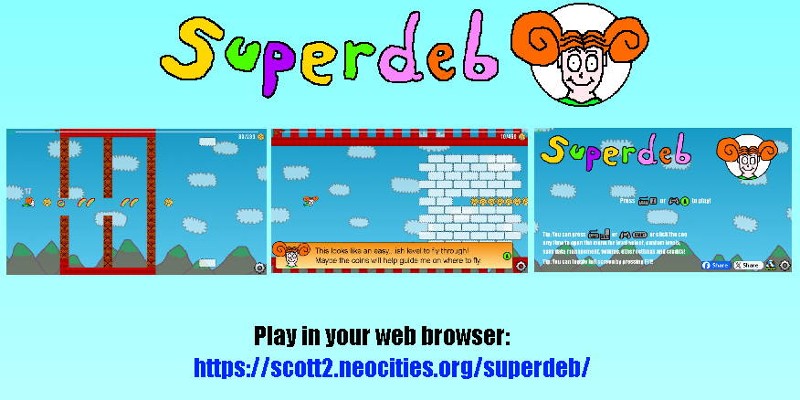 Superdeb! Game Cover