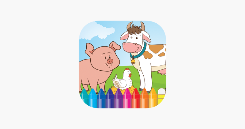 Animals Coloring Book - Drawing Connect dots for kids games Game Cover