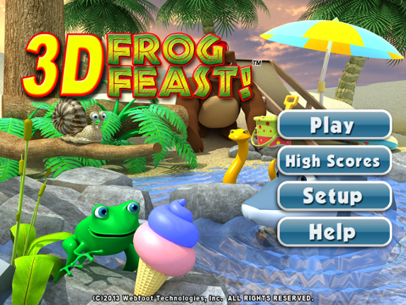 3D Frog Feast for Raspberry Pi Game Cover