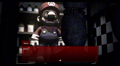 Mario In Animatronic Horror Image