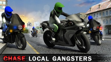 Police Bike Crime Patrol Chase 3D Gun Shooter Game Image