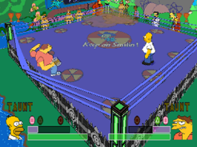 The Simpsons Wrestling Image