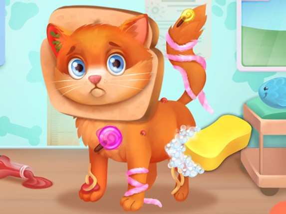 Cute Pet Doctor Care Game Cover