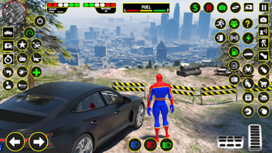 Spider Robot Hero Car Games Image