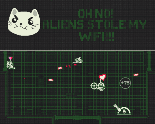 OH NO! Aliens Stole My WiFi!!! Game Cover