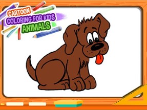 Cartoon Coloring Book for Kids - Animals Image
