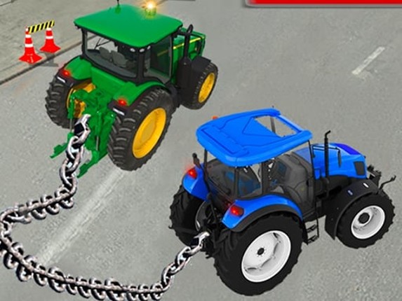 Chained Tractor Towing Simulator Game Cover