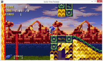 Sonic Time Twisted Image