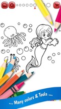 Mermaids Coloring Book Image