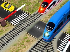 Railroad Crossing Station Sim Game 3D Image