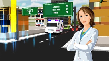 Ambulance Simulator Duty Drive :Pet Rescue 3D 2017 Image