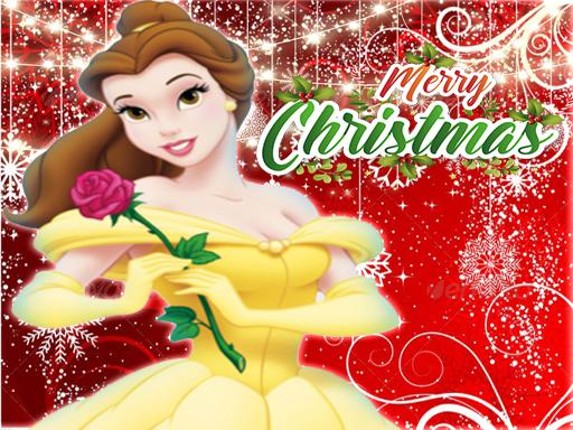 Belle Princess Christmas Sweater Dress Up Game Cover