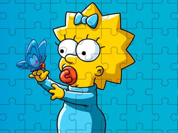 The Simpsons Puzzle Game Cover