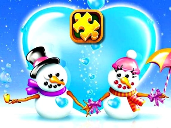 Winter Holiday Puzzles Game Cover