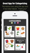 Categories - Categorization Skill Development App Image