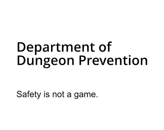 Department of Dungeon Prevention Game Cover