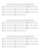 Printable Empty Rolling Tables Image