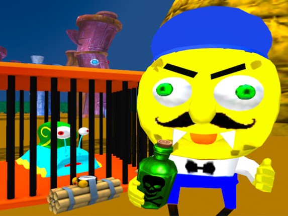 Sponge Neighbor Escape 3D Game Cover