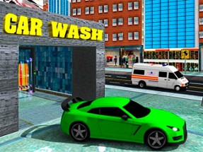 Sports Car Wash Gas Station Image