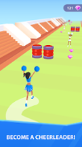 Cheerleader Run 3D Image