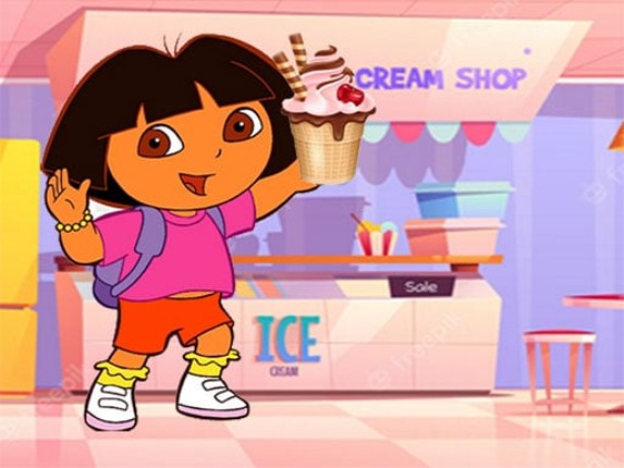 Ice Cream Maker With Dora Game Cover