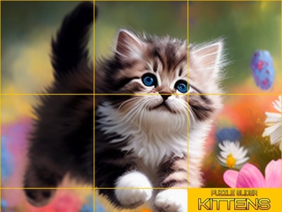 Puzzle Sliding   Kittens Game Cover