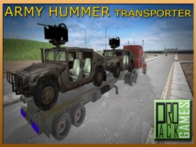 Army Hummer Transporter Truck Driver - Trucker Man Image