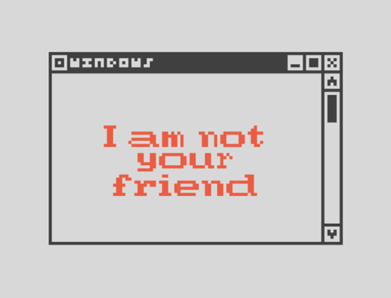 i am not your friend Game Cover