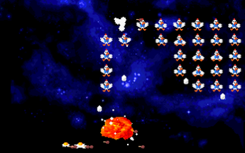 Chicken Invaders DOS Version Fanmade Remake Image