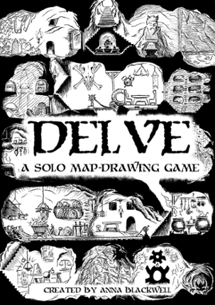 DELVE: A Solo Map Drawing Game Game Cover