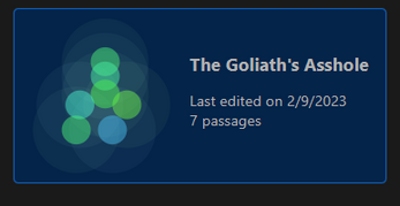 The Goliath's Asshole Image