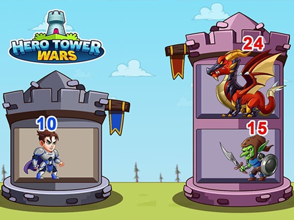 Hero Tower Wars - Merge Puzzle Game Cover