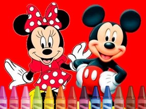 Mickey Mouse Coloring Image