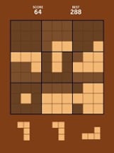 Wood Block Puzzle - Grid Fill Image