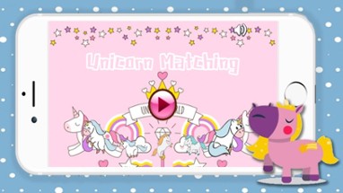 Cute Unicorn Horse Matching Find The Pair Image