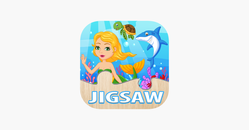 Mermaid Princess Puzzle Under Sea Jigsaw for Kids Game Cover