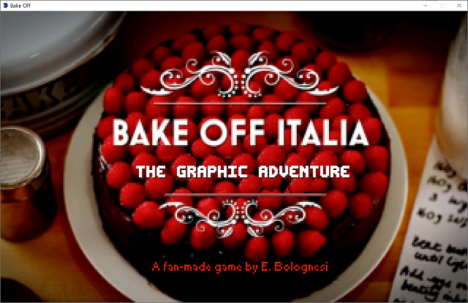 Bake Off Italia - The Graphic Adventure Game Cover