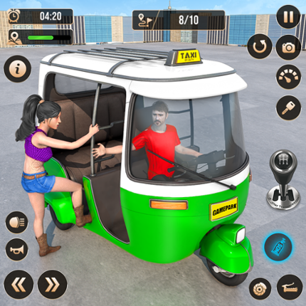 Tuk Tuk Auto Rickshaw Game Game Cover