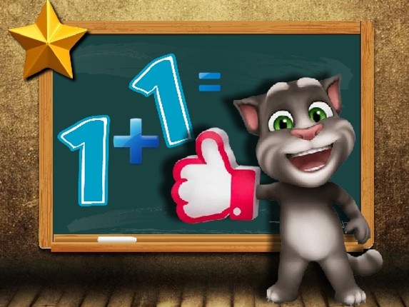 Talking Tom Math Test Game Cover