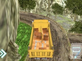 3D Cargo Truck Driving Image