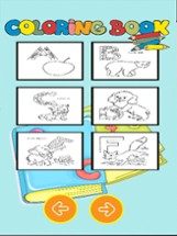 Color:ABC Animals Letter Coloring Book Kids Adults Image