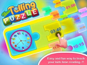 Time Telling Jigsaw Puzzle For Kids Image
