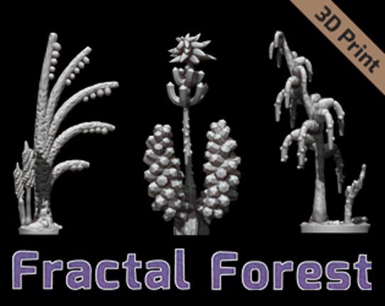 Fractal Forest - 3D printable plants and props Game Cover