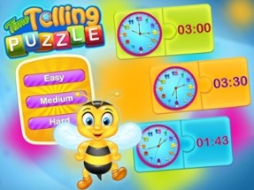 Time Telling Jigsaw Puzzle For Kids Image