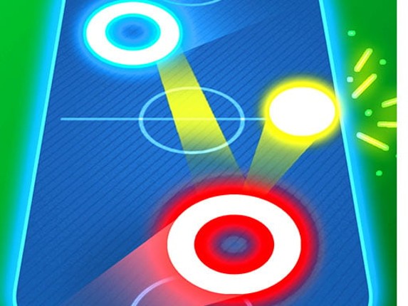 Air Hockey Glow: 2 Players Game Cover