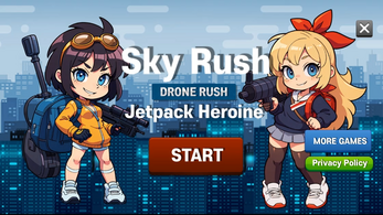 Sky Rush : Jetpack Heroine Image